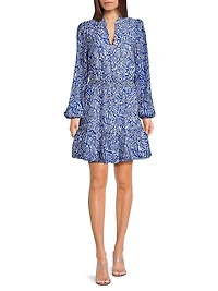 Axton Split-Neck Dress