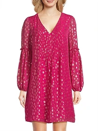 Cleme Bubble-Print Dress