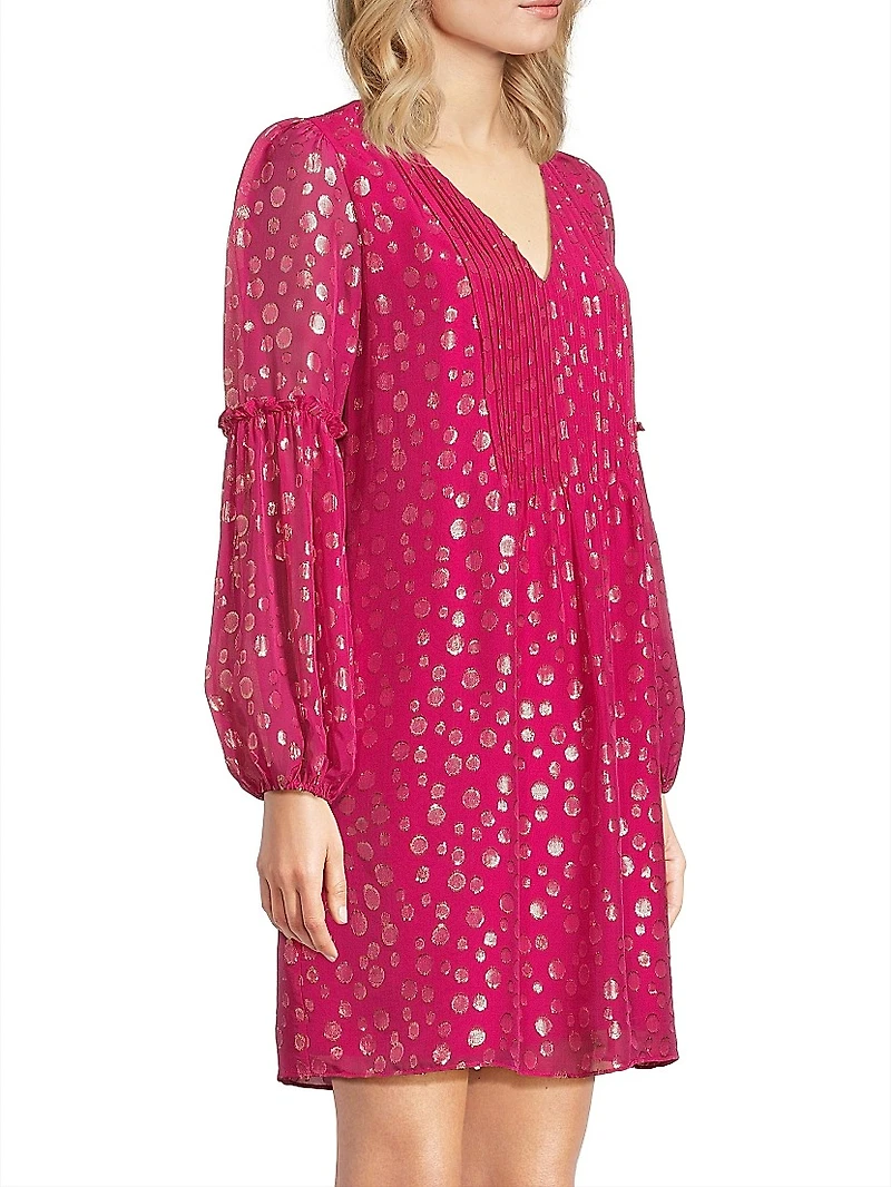 Cleme Bubble-Print Dress