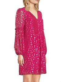 Cleme Bubble-Print Dress