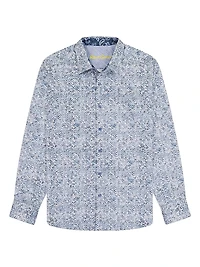 Kaimana Stretch Button-Front Shirt
