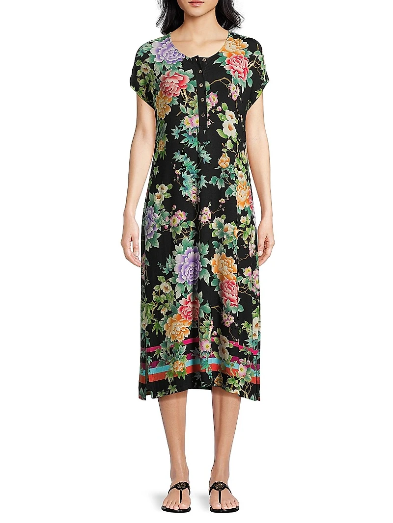 Le Jardin Floral Short-Sleeve Shirt