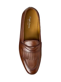 Essex Burnished Leather Loafers