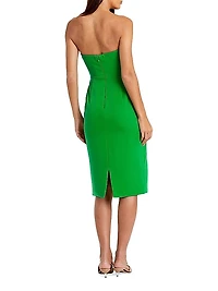 Strapless Midi-Dress
