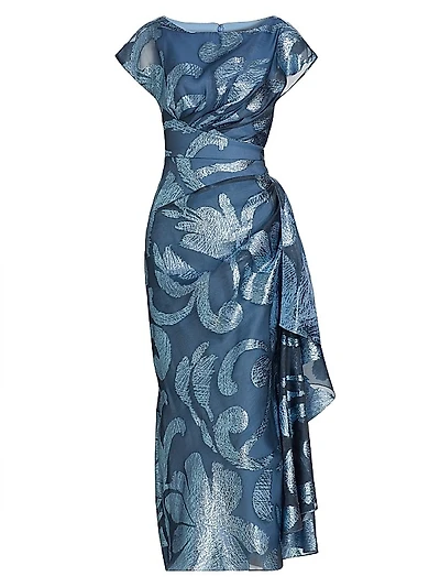 Florence Metallic Cocktail Dress