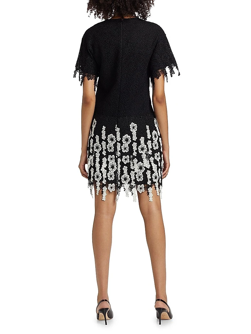 Lace Floral Minidress