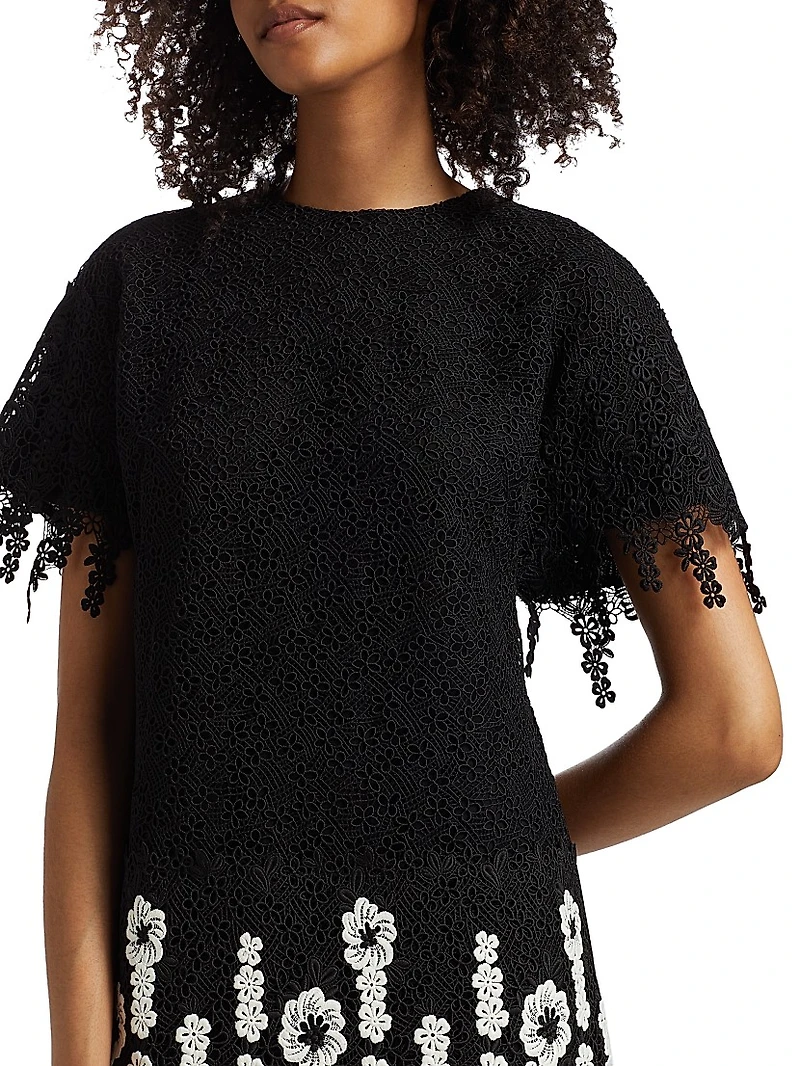 Lace Floral Minidress