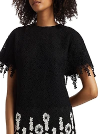 Lace Floral Minidress