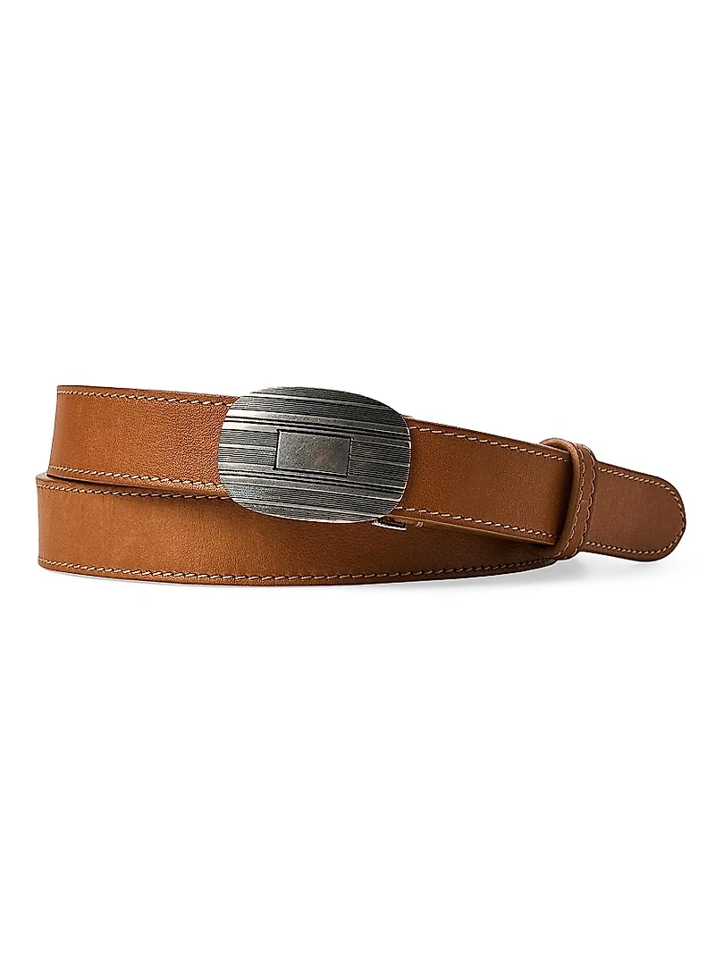 Round 25MM Leather Belt