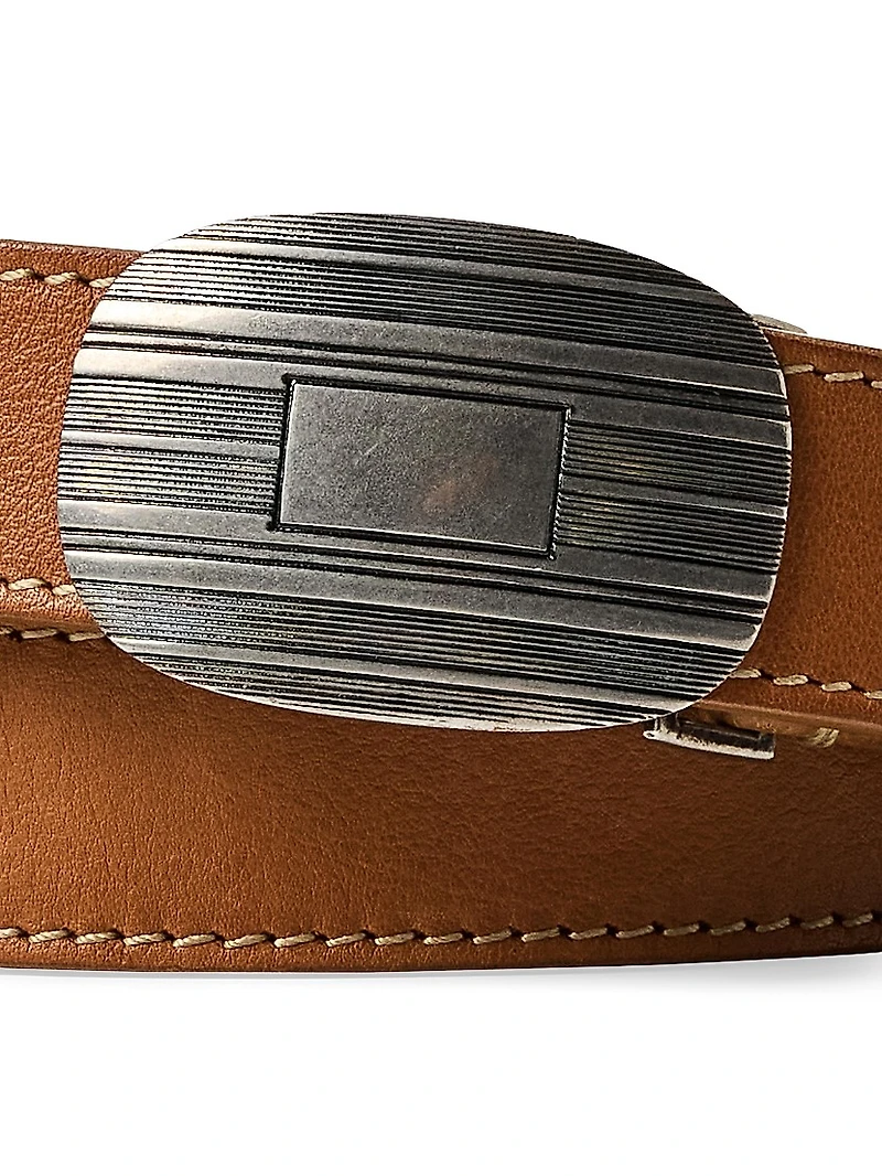 Round 25MM Leather Belt