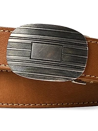 Round 25MM Leather Belt