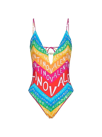 Chevron Lycra 24 One-Piece Swimsuit