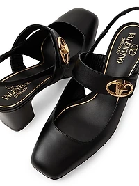 VLogo Locker Mary Jane Slingback Pumps 60MM
