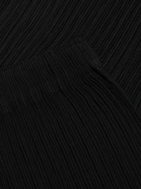 Hatching Pleats Midi-Skirt