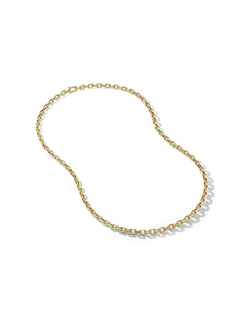 Streamline Heirloom Chain Link Necklace in 18K Yellow Gold, 5.5MM