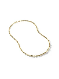 Streamline Heirloom Chain Link Necklace in 18K Yellow Gold, 5.5MM