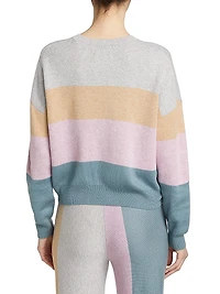 Colorblock Crewneck Sweater