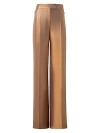 Fior Metallic Straight Trousers