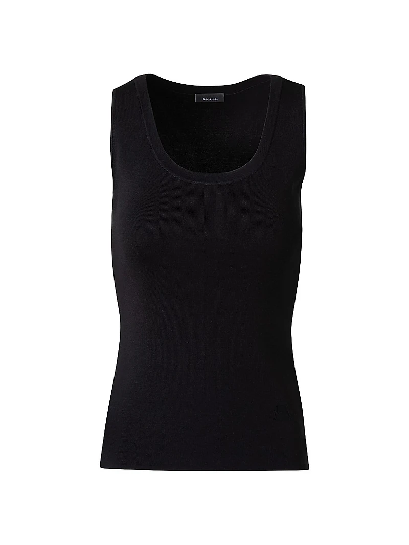 Silk U-Neck Tank