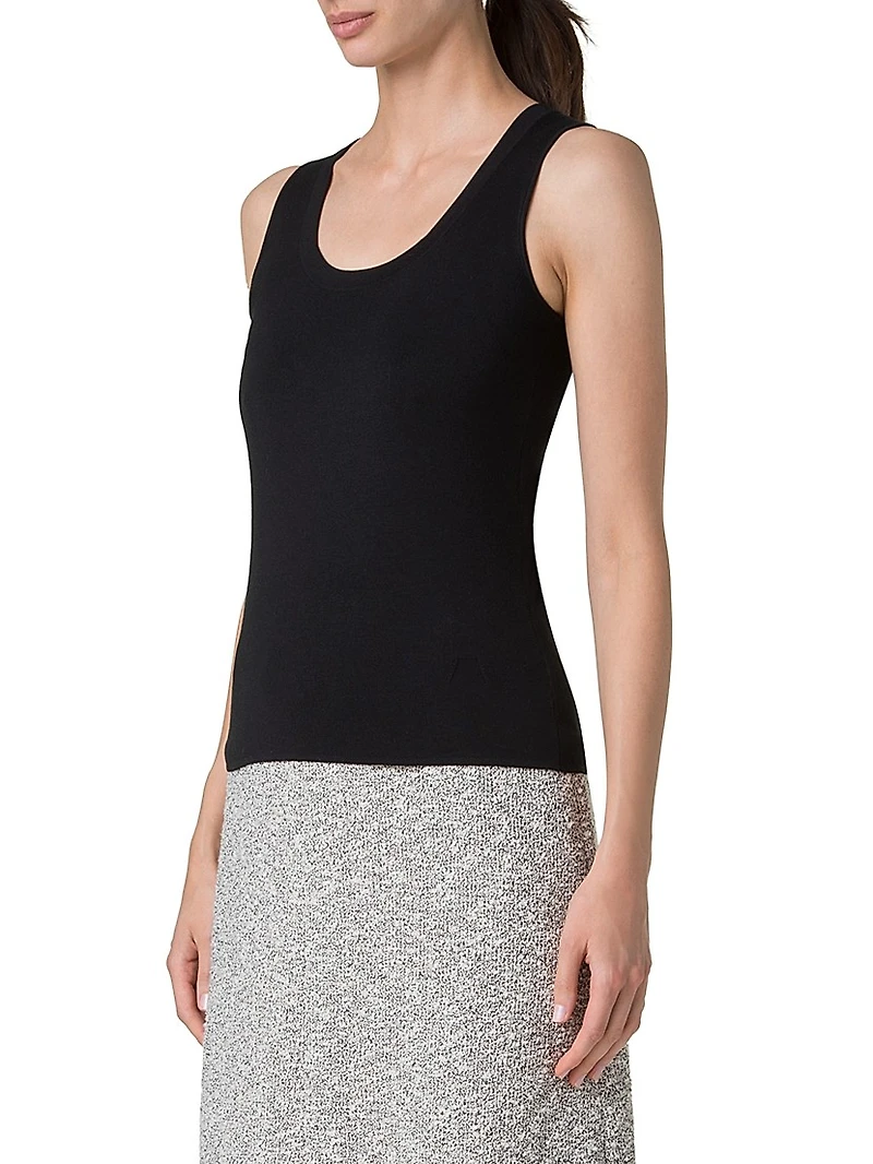 Silk U-Neck Tank