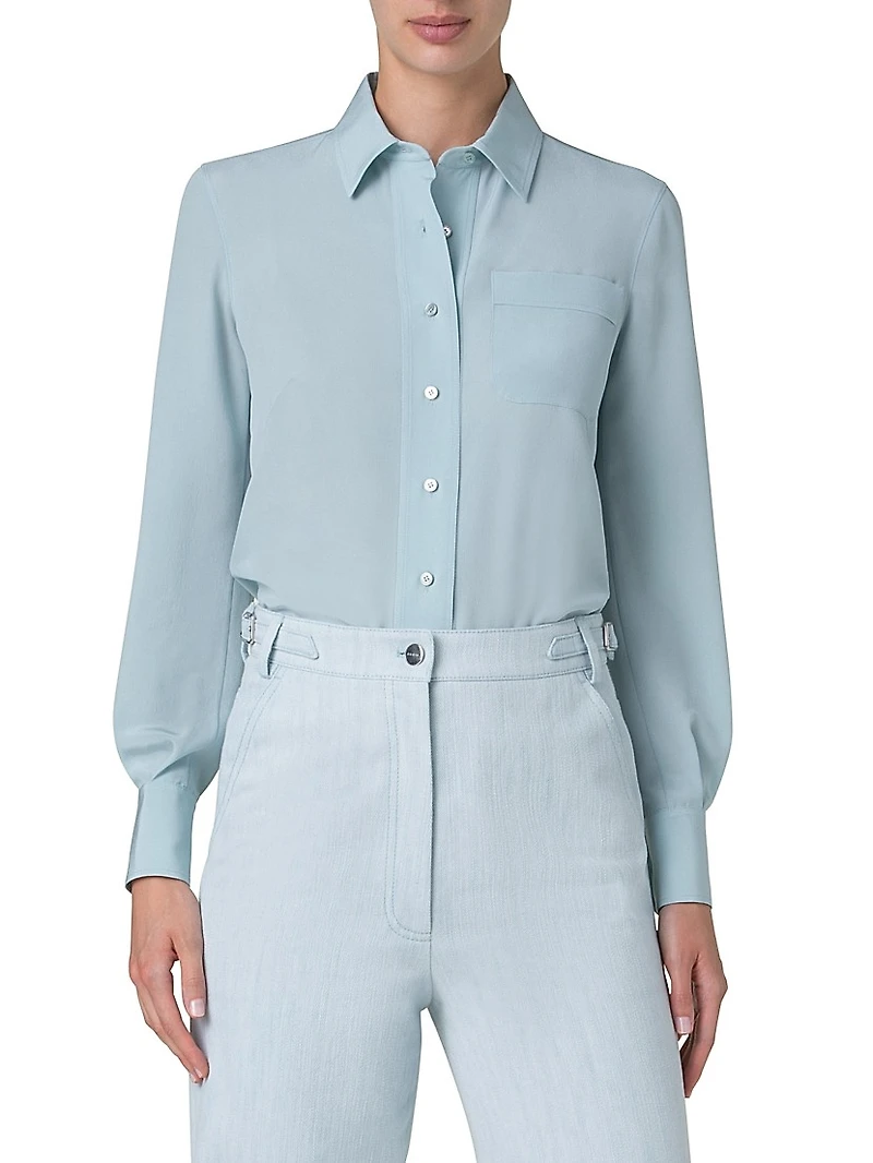 Silk Tunic Blouse