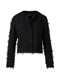 Bea Embellished Bouclé Crop Jacket