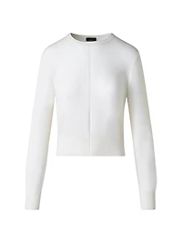 Striped Cashmere Crewneck Sweater