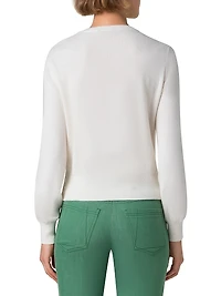 Striped Cashmere Crewneck Sweater