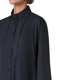 Dandelion Cotton Button-Front Midi-Dress