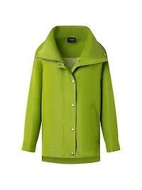 Palina Silk Concealed-Hood Parka