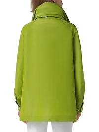 Palina Silk Concealed-Hood Parka