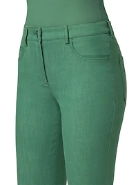 Magda Stretch-Denim Mid-Rise Slim-Leg Jeans