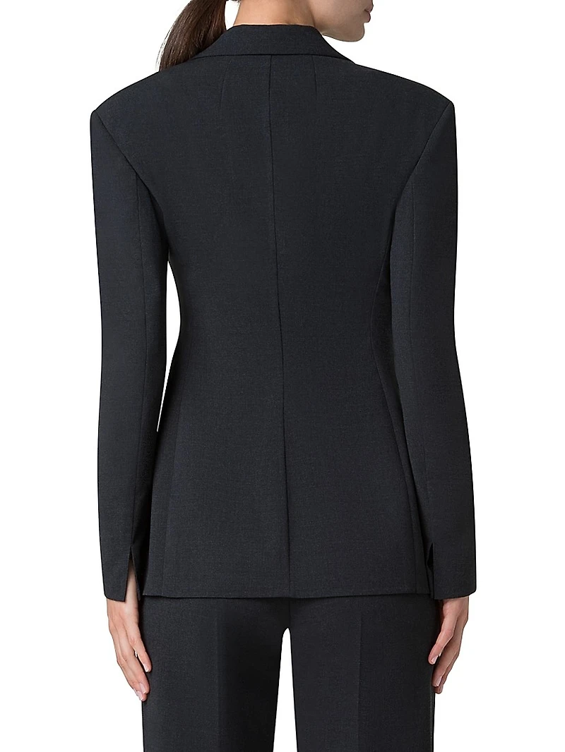 Walker Virgin Wool-Blend Single-Breasted Blazer