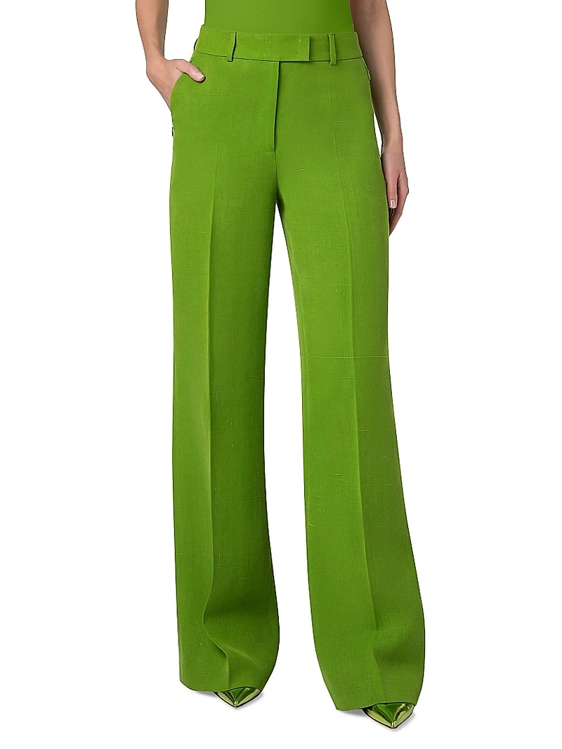 Fior High-Rise Straight-Leg Pants