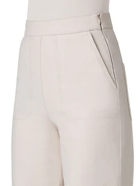 Flynn Cropped High-Rise Tapered-Leg Pants
