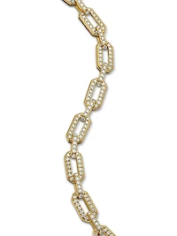 Pavé Chain Bracelet 18K Yellow Gold