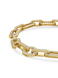 Pavé Chain Bracelet 18K Yellow Gold