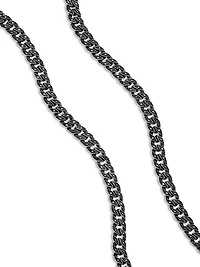 Curb Chain Necklace Sterling Silver
