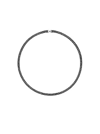 Curb Chain Necklace Sterling Silver