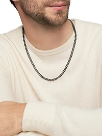 Curb Chain Necklace Sterling Silver