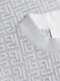 Glittered Monogram Minidress