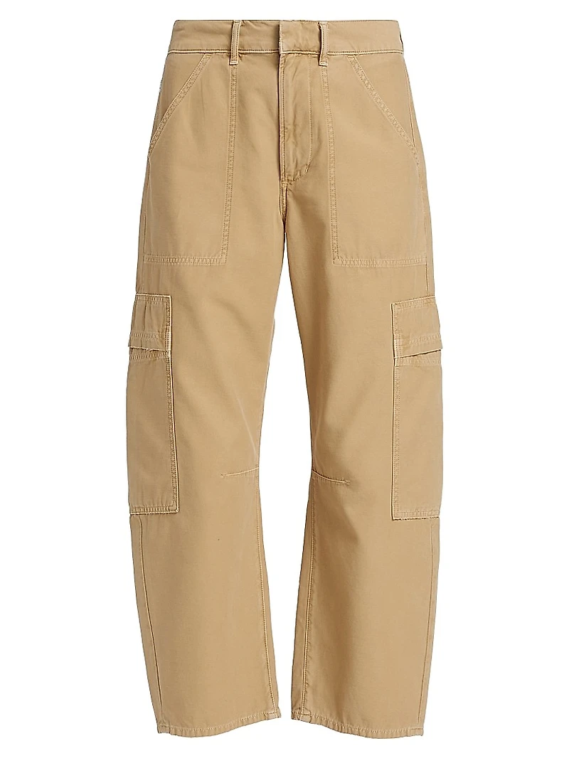 Marcelle Cotton Twill Cargo Pants