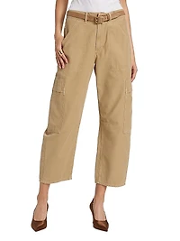 Marcelle Cotton Twill Cargo Pants