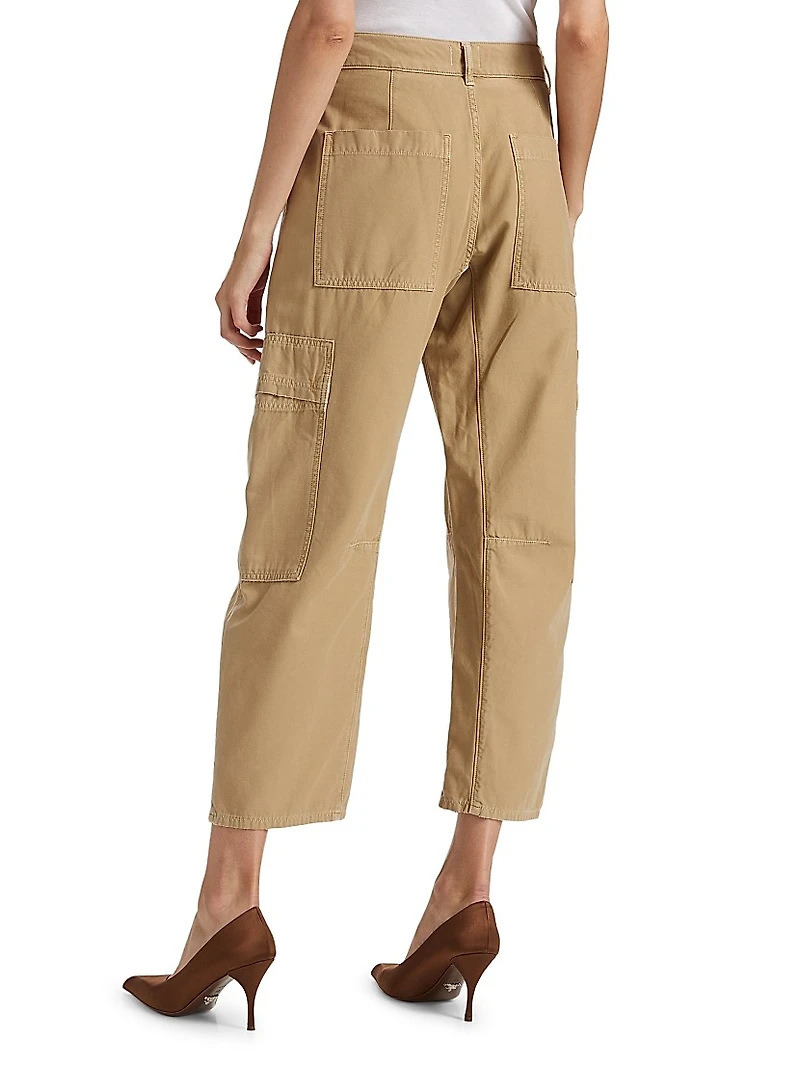 Marcelle Cotton Twill Cargo Pants