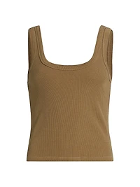 Faye Stretch-Cotton Tank