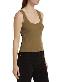 Faye Stretch-Cotton Tank