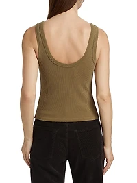 Faye Stretch-Cotton Tank