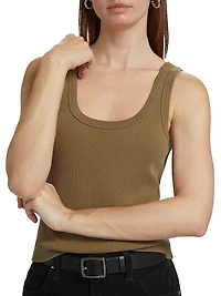 Faye Stretch-Cotton Tank