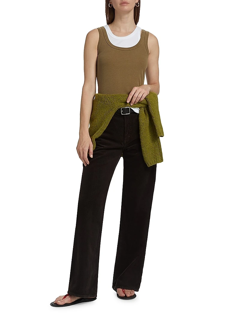 Faye Stretch-Cotton Tank