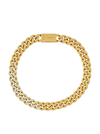 Two-Tone Chain Necklace in Metal